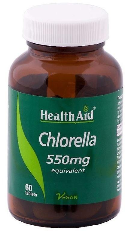 Health Aid Chlorella 550 mg Johdettu luonnonvaraisista yrtteistä 60 tablettia on Productcaster.