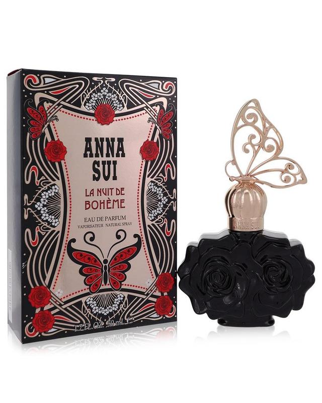 Anna Sui La Nuit de Boheme Eau de Parfum Spray for Women 1.7 oz Black 50 ml on Productcaster.