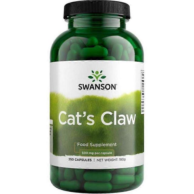 Swanson Cat's Claw 500mg Capsules 250 on Productcaster.