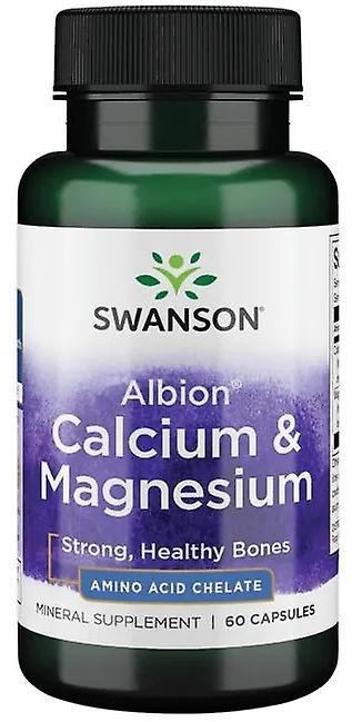 Swanson Albion Chelated Calcium & Magnesium 60 Capsules 87614024646 on Productcaster.