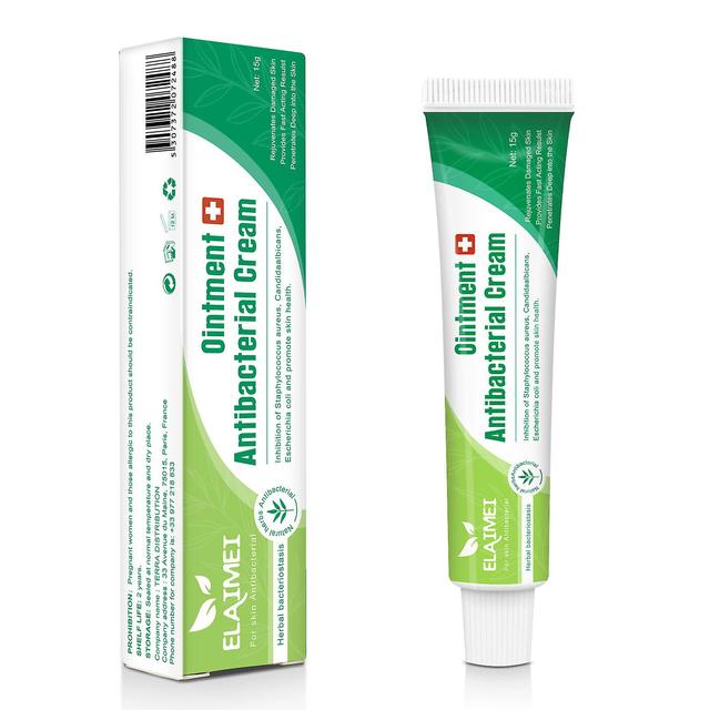 15g Antibacteriële Crème Kruiden Anti-Jeuk Uitwendig Gebruik Cool & Refresh Gips voor Behandel Mug on Productcaster.