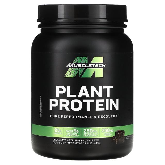 MuscleTech, Plant Protein, Chocolate Hazelnut Brownie, 1.85 lb (840 g) on Productcaster.