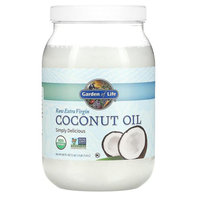 Garden of Life, Raw Extra Virgin Coconut Oil, 56 fl oz (1.6 l) on Productcaster.