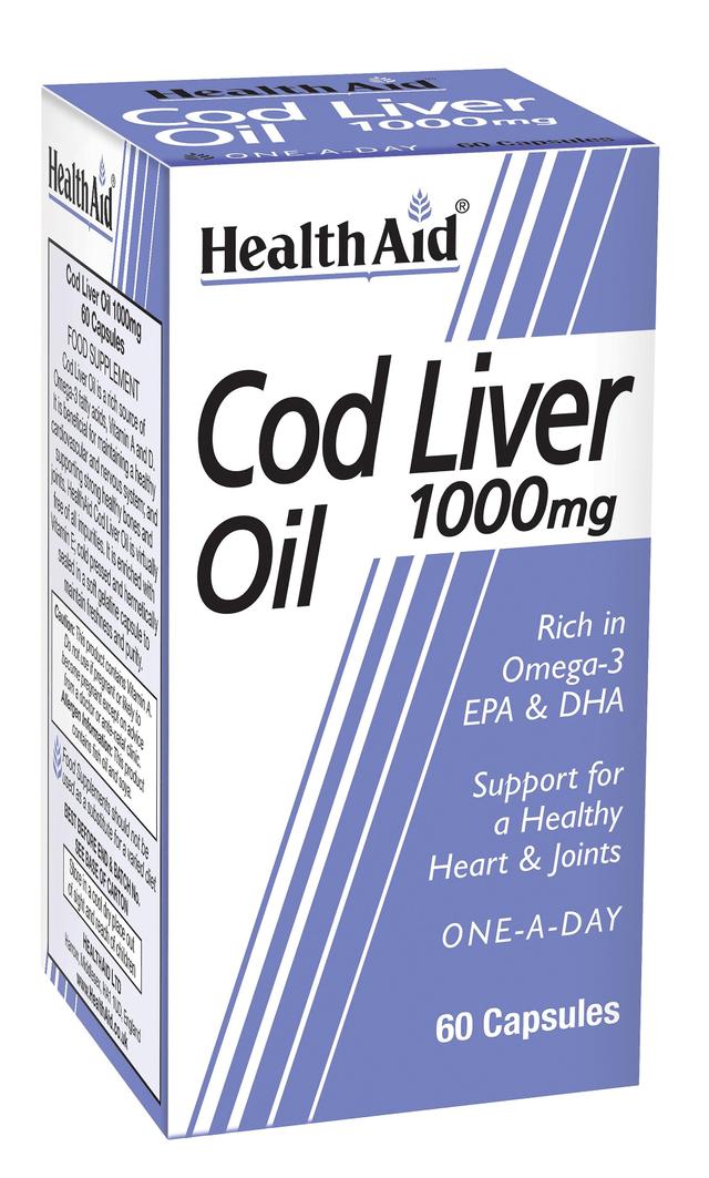 Health aid cod liver oil 1000mg 60's on Productcaster.