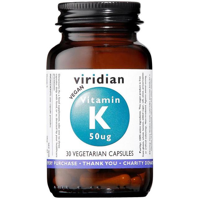 Viridian vitamin k 50ug 30's on Productcaster.