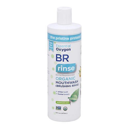 Essential Oxygen Essentieller Sauerstoff Bio-Bürstenspülung Pfefferminze, 16 oz (Packung mit 1) on Productcaster.