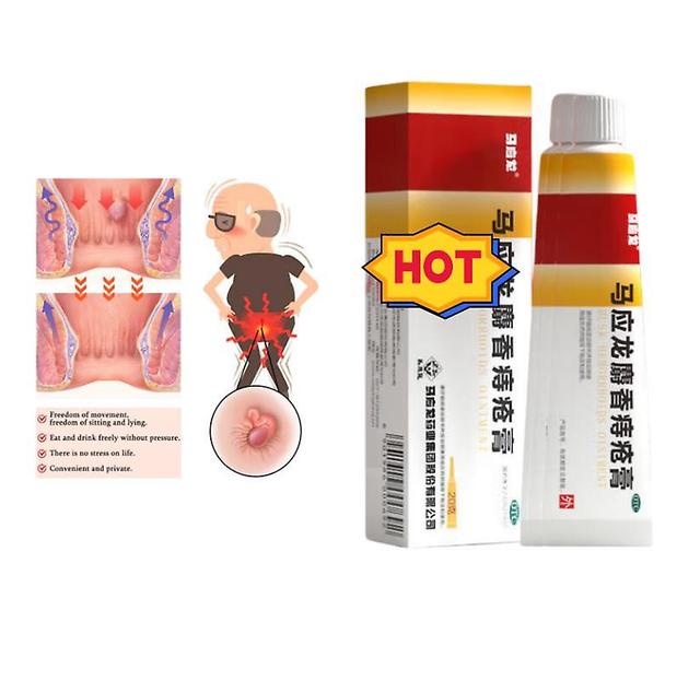 Hemorrhoids Cream Repairs The Anus, Eliminates The Fleshy Balls Inside And Outside, Mixes Yuan Shu, Swelling, Itching And Pain Cream 3pcs*20g on Productcaster.