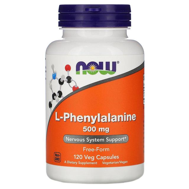 NOW Foods Jetzt Lebensmittel, L-Phenylalanin, 500 mg, 120 Veg Kapseln on Productcaster.