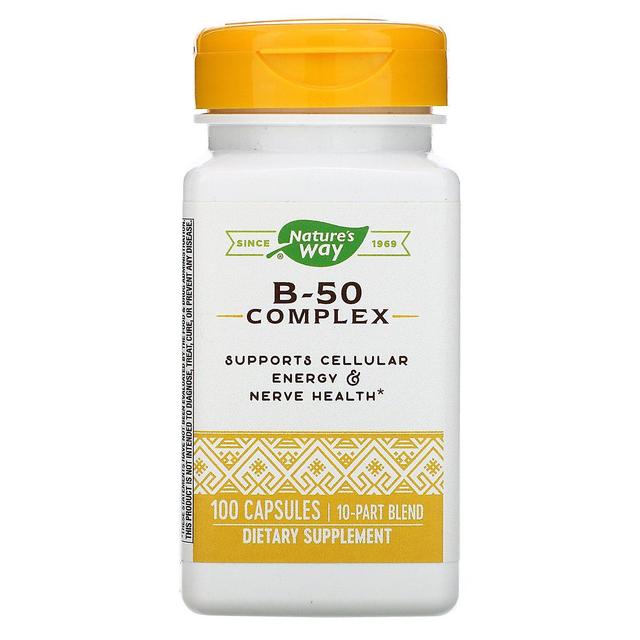 Nature's Way, complesso B-50, 100 capsule on Productcaster.