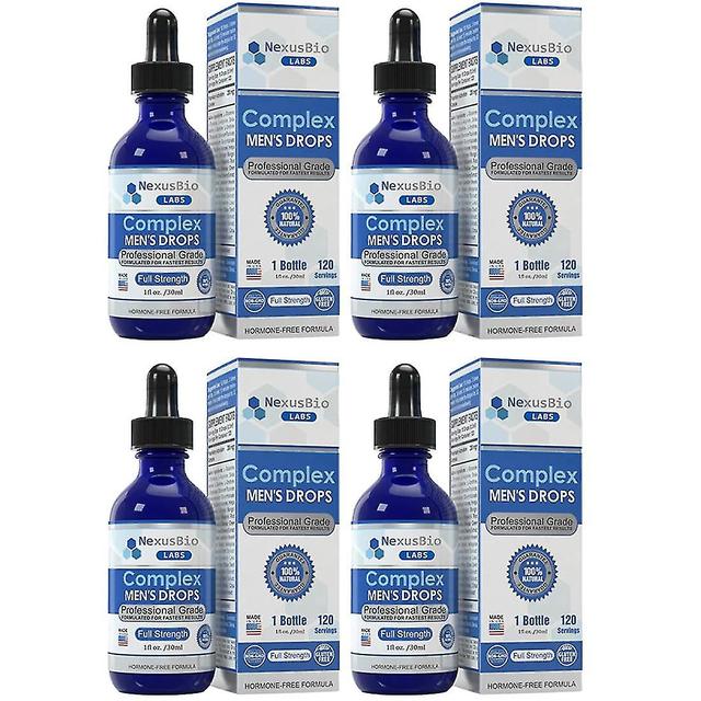 30ml Nexusbio Labs Complex Men's Drops, Secret Drops voor Sterke Mannen 1 stuks 4pcs on Productcaster.