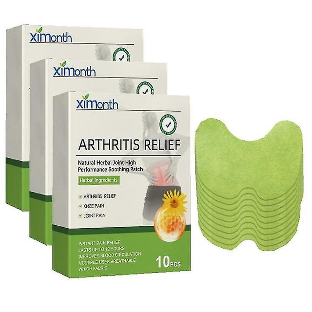 Natural Herbal Knee Patches for Bone and Joint Relief, Long-lasting Heat Compress Therapy 3packs on Productcaster.