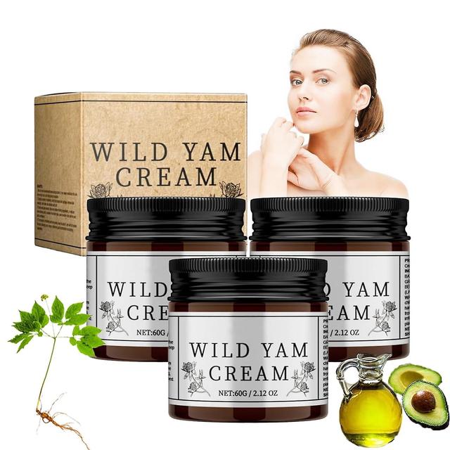 Antbaba Bio-angereicherte Wild-Yams-Creme, natürliche Wild-Yams-Creme für Hormonausgleich, Linderung der Wechseljahre und Menstruationsunterstützun... on Productcaster.