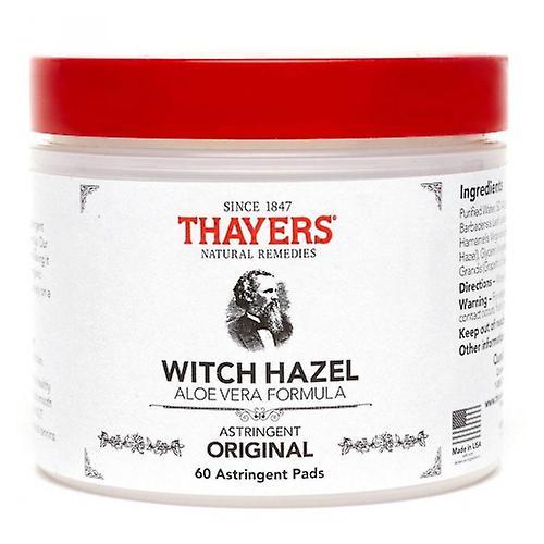 Thayers Witch Hazel Pads, 60 Pads (opakowanie 1 szt.) on Productcaster.