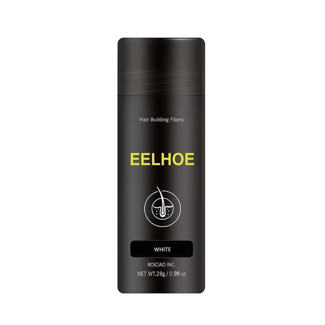 Qian Eelhoe Hair Fiber Powder Dense Hair Top Filling Powder Hairline Sparse Cover Sparse Plump Fluffy Powder White on Productcaster.