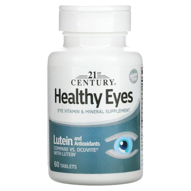 21st Century, Healthy Eyes, Lutein and Antioxidants, 60 Tablets on Productcaster.