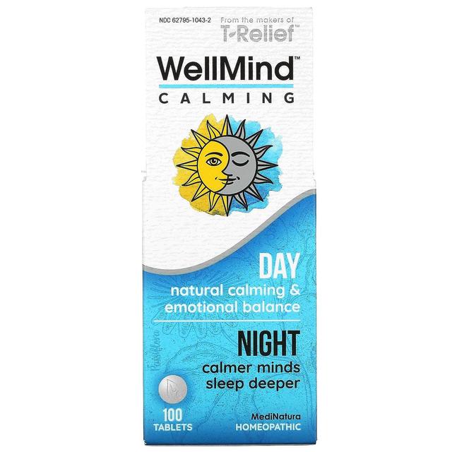 MediNatura, WellMind Calming Day/Night, 100 Tablets on Productcaster.