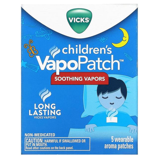 Vicks, VapoPatch för barn, 5 bärbara aromplåster on Productcaster.