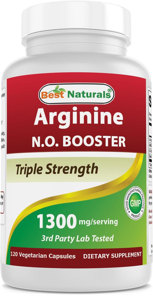 Best naturals l-arginine no booster 1300 mg 120 vegetarian capsules on Productcaster.