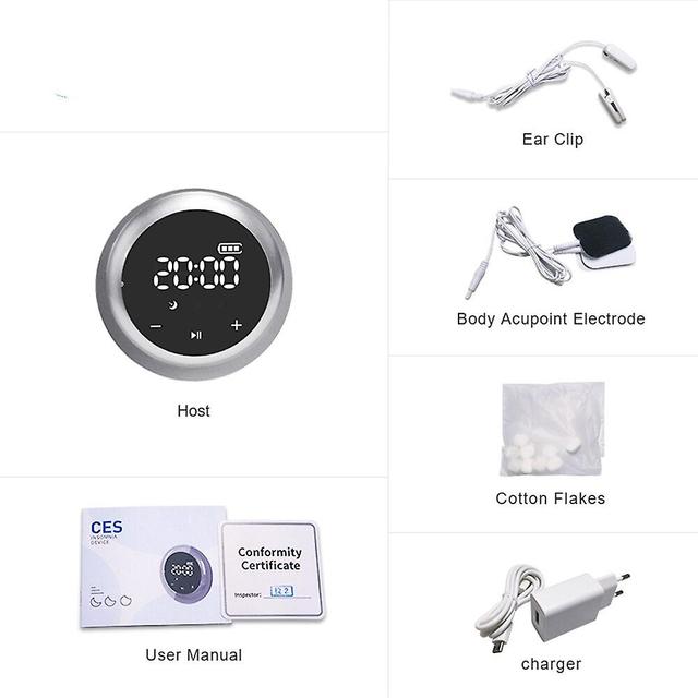 HCSC Professional ces sleeping aid machine with tens muscle stimulator physical improve insomnia relief anxiety headache treatment Eu plug on Productcaster.