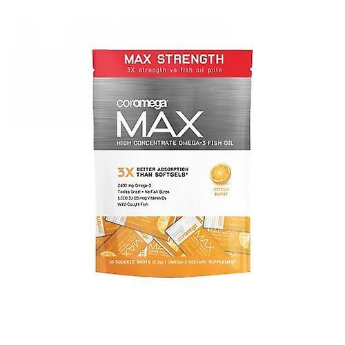 Coromega Max High Concentrate Omega-3, Citrus Burst 30 Count (Pack de 1) on Productcaster.