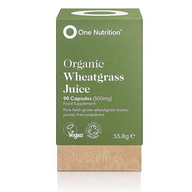 One Nutrition Cápsulas de hierba de trigo de una nutrición 500mg cápsulas 90 (ONE024) on Productcaster.