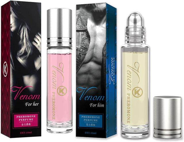 Gogerstar 2pcs Pheromone Profumo donne, Roll-on Pheromone Infused Essential Oil Perfume Cologne per Unisex, 10ml Maschio Femmina on Productcaster.