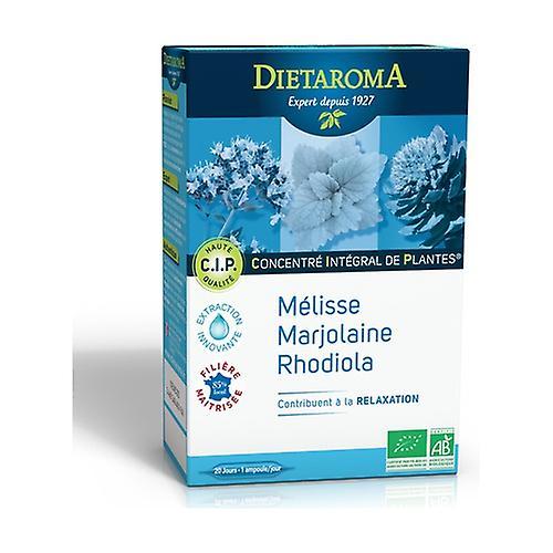 Dietaroma CIP Stress Lemon Balm, Marjoram, Rhodiola 20 ampoules on Productcaster.