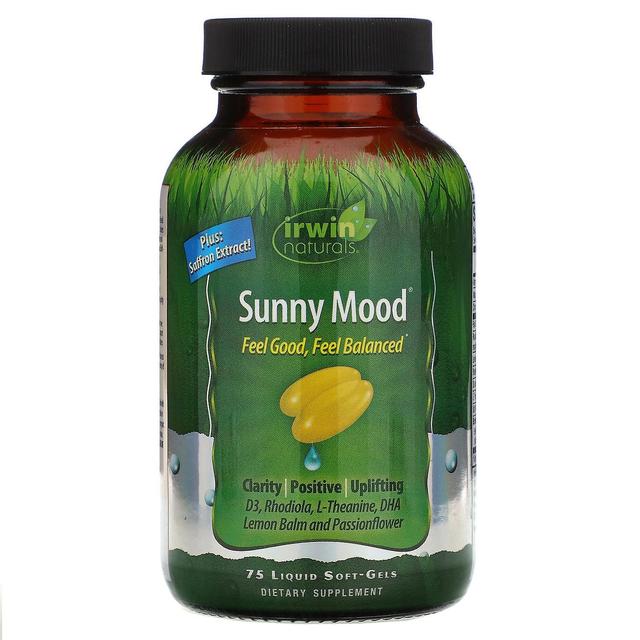 Irwin Naturals, Sunny Mood, 75 Liquid Soft-Gels on Productcaster.