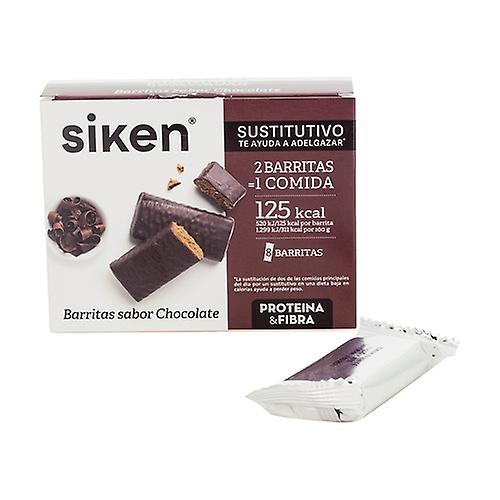 Siken Substitute Chocolate Bars 8 bars of 40g on Productcaster.