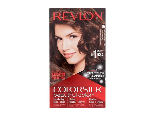 Revlon - Colorsilk Beautiful Color 46 Medium Golden Chestnut Brown - For Women, 59.1 ml on Productcaster.