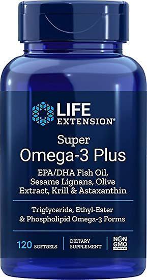 Life Extension Levetid Forlengelse Omega3 Pluss 120 Perler on Productcaster.