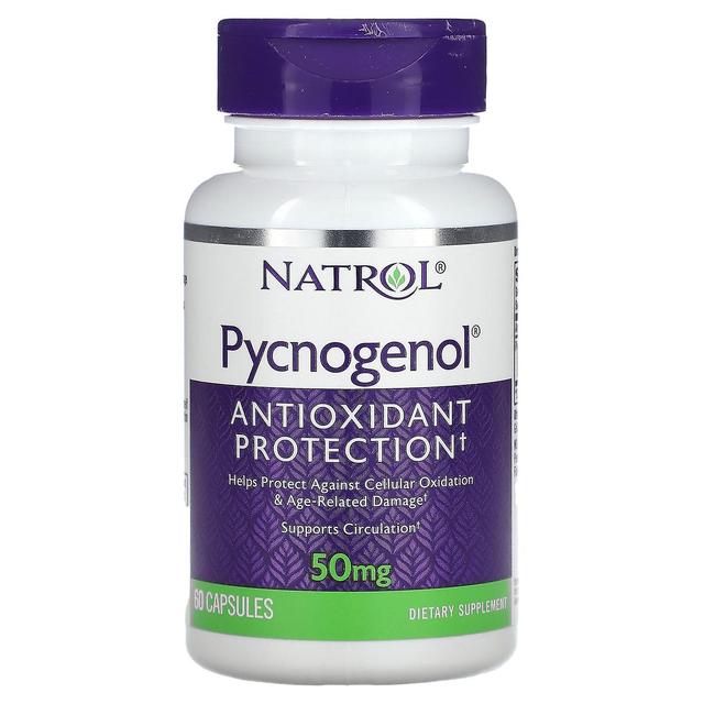 Natrol, Pycnogenol, 50 mg, 60 Capsule on Productcaster.