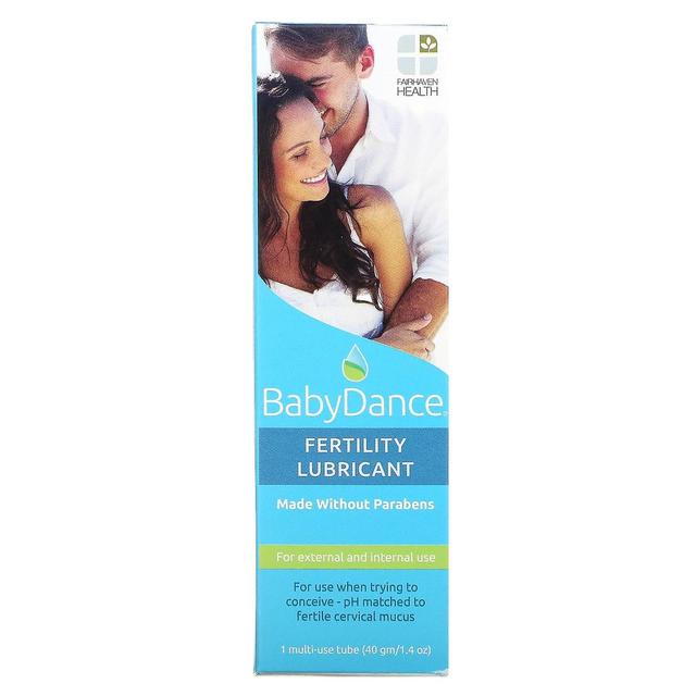 Fairhaven Health, Baby Dance, Fertility Lubricant, 1 Multi-Use Tube, 1.4 oz (40 g) on Productcaster.