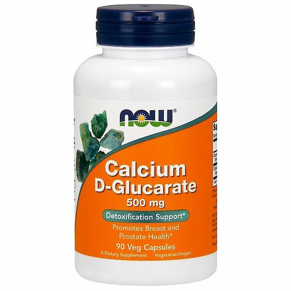 NOW Foods Nu Foods Calcium D-glukarat, 500 mg, 90 Veg Caps (pakke med 6) on Productcaster.