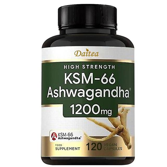 Vorallme Natural Organic Ashwagandha Root Extract - Stress Support, Mood Soothing, Focuses Energy And Vitality, Replenishes Energy 120 count on Productcaster.