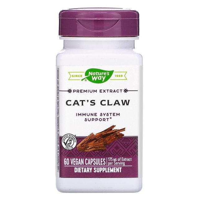 Nature's Way, Cat's Claw, 175 mg, 60 Vegan Capsules on Productcaster.