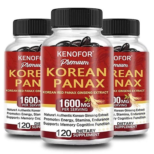 Vorallme Kenofor Natural Plant Root Extract Vitality Endurance Strength Non-GMO Dietary Supplement 120 count-3bottle on Productcaster.