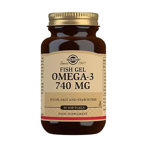 Solgar Fish omega-3 gel 50 capsules of 740mg on Productcaster.