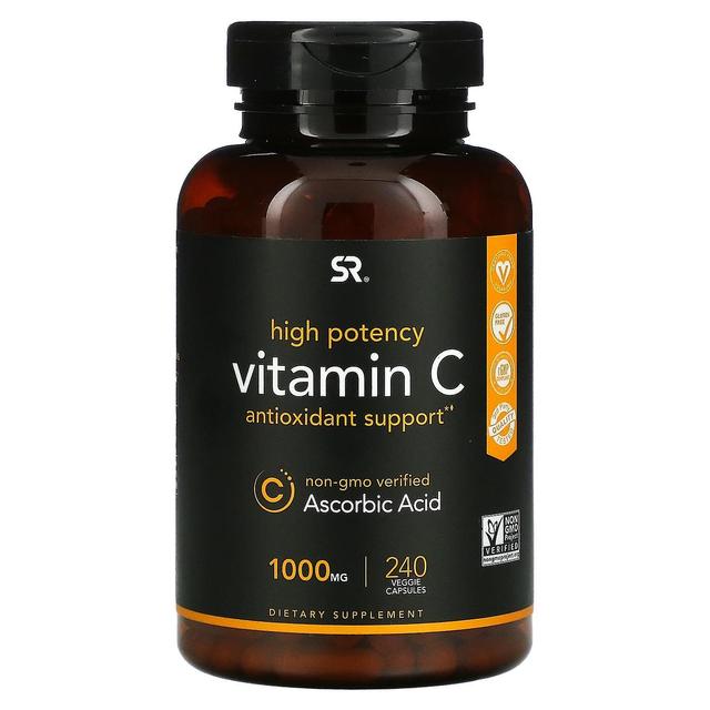 Sports Research, High Potency Vitamin C, 1,000 mg, 240 Veggie Capsules on Productcaster.