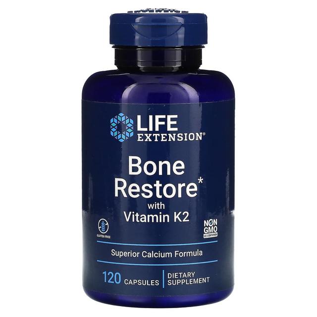 Life Extension, Bone Restore with Vitamin K2, 120 Capsules on Productcaster.