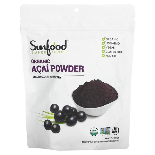 Sunfood Protetor solar, Açaí em pó orgânico, 8 oz (227 g) on Productcaster.