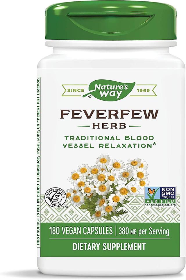 Nature's Way Naturens sätt feverfew ört 380mg 180 Vegan kapslar on Productcaster.