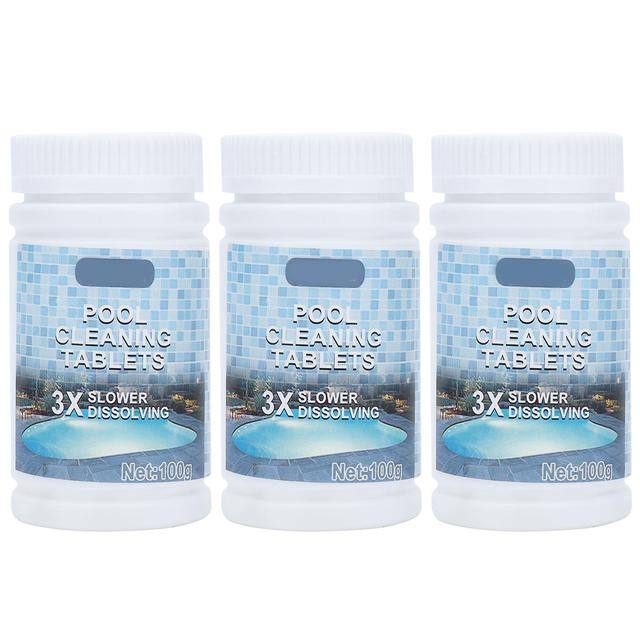 Waoniq 3 Bottle Pool Chlorinated Tablets Multifunctional Effervescent Tablet For Swimming Pool on Productcaster.