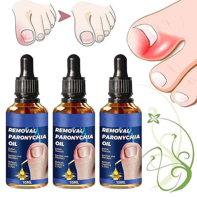 Toe Nail Care Removal Paronychia Oil,anti Paronychia Relief Oil,toenail Anti Paronychia Relief Oil For Damaged Discolored Thick Nails 10ml 3 Pcs x ... on Productcaster.