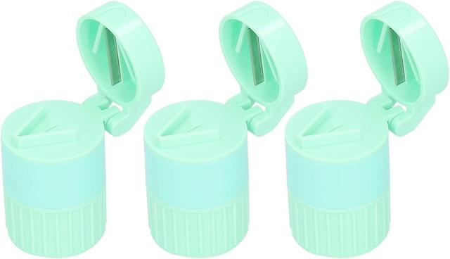 Twxg Accessoire Pillen Crusher Tablet Splitter Opbergdoos Voor Nauwkeurige Dosering Voor Tablet Voor Vitamine Voor Reizen (green3pcs) on Productcaster.