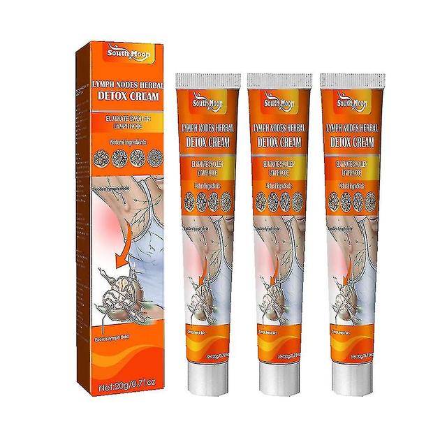 Lgigi 1-5pcs Lymphatic Detox Health Cream Massage Repair Ointment Anti-swelling Cream Unclog The Neck Armpit Breast Lymph Health Care 3pcs on Productcaster.