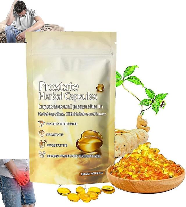 Prostata Support Supplement Mænd - Prostata Care Natural Herbal Capsules Save Prostata Health Support 1 pakke 7pcs-1Pack on Productcaster.