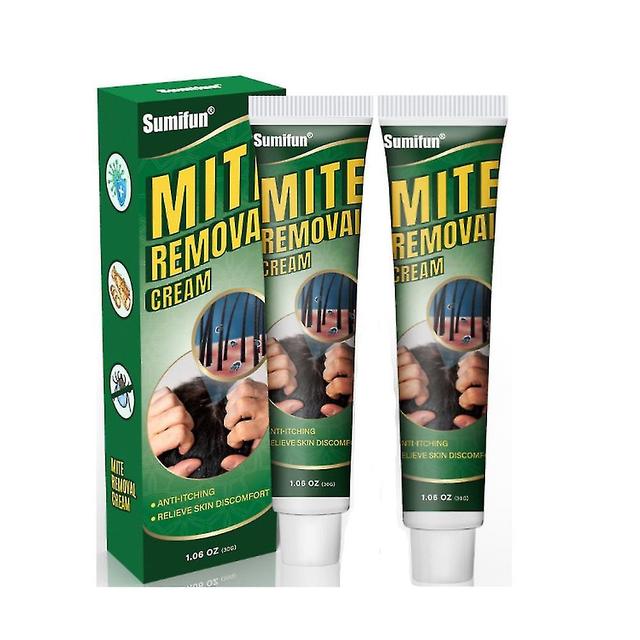 2x New Mite Removal Ointment Anti-itching Plaster Kill Head Lice Skin Care Natural -GSL S on Productcaster.