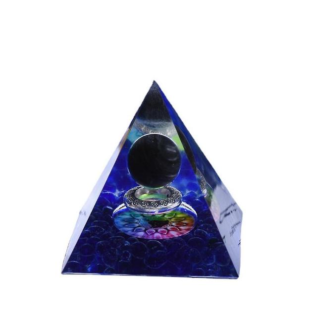 DeliaWinterfel Healing Crystal Energy Generator Blanacing Orgonite Pyramide 3-5cm / on Productcaster.