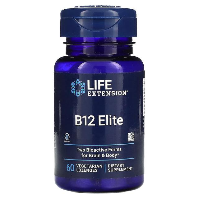 Life Extension, B12 Elite, 60 Vegetarian Lozenges on Productcaster.